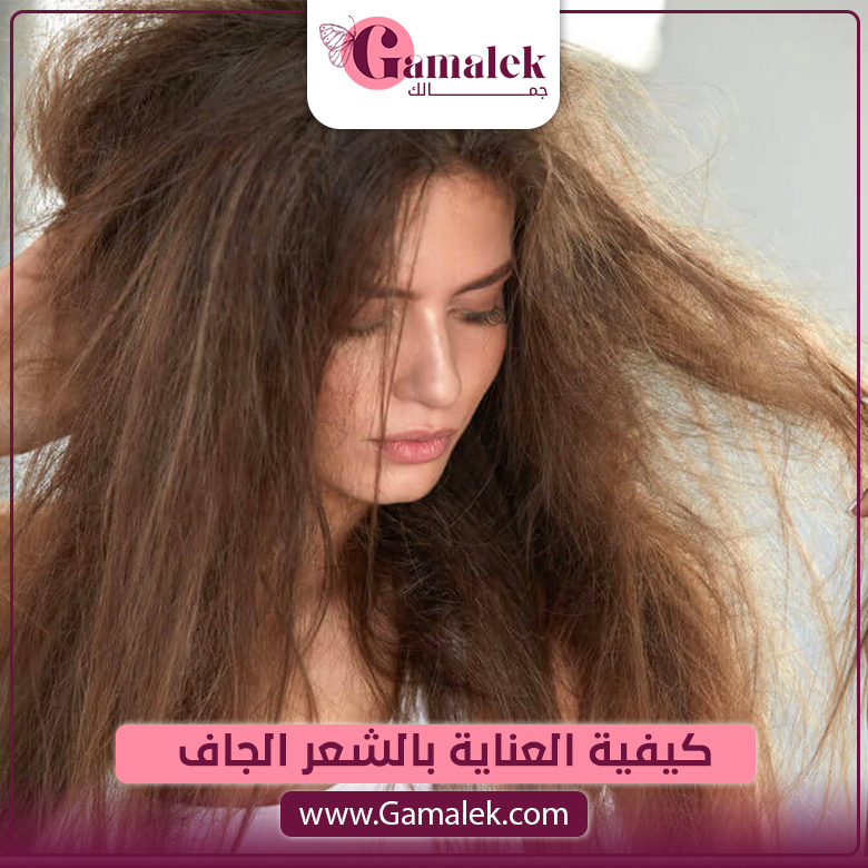 كيفية العناية بالشعر الجاف
